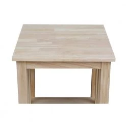 Unfinished End Table by International Concepts -International Concepts Sales unfinished wood international concepts end side tables bj6te a0 1000