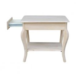 Cambria Unfinished End Table by International Concepts -International Concepts Sales unfinished wood international concepts end side tables ot 18e fa 1000