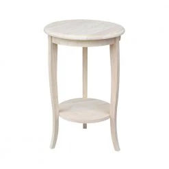 Cambria Unfinished End Table by International Concepts -International Concepts Sales unfinished wood international concepts end side tables ot 18r 16 4f 1000