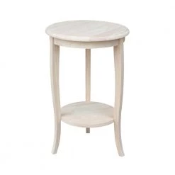 Cambria Unfinished End Table by International Concepts