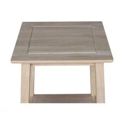 Unfinished End Table by International Concepts -International Concepts Sales unfinished wood international concepts end side tables ot 4te a0 1000