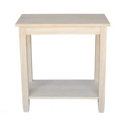 Solano Unfinished Accent Table by International Concepts -International Concepts Sales unfinished wood international concepts end side tables ot 6a 31 1000