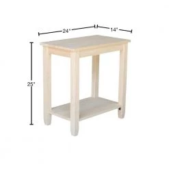 Solano Unfinished Accent Table by International Concepts -International Concepts Sales unfinished wood international concepts end side tables ot 6a 40 1000