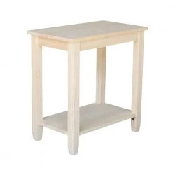 Solano Unfinished Accent Table by International Concepts -International Concepts Sales unfinished wood international concepts end side tables ot 6a 4f 1000