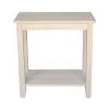 Solano Unfinished Accent Table by International Concepts