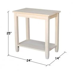 Solano Unfinished Accent Table by International Concepts -International Concepts Sales unfinished wood international concepts end side tables ot 6a c3 1000