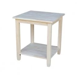 Solano Unfinished End Table by International Concepts -International Concepts Sales unfinished wood international concepts end side tables ot 6e 31 1000