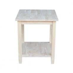 Solano Unfinished End Table by International Concepts -International Concepts Sales unfinished wood international concepts end side tables ot 6e 4f 1000