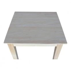 Unfinished End Table by International Concepts -International Concepts Sales unfinished wood international concepts end side tables ot 9te 1f 1000