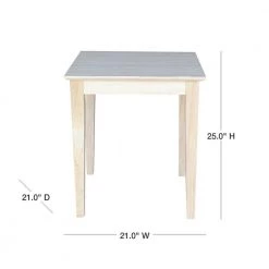 Unfinished End Table by International Concepts -International Concepts Sales unfinished wood international concepts end side tables ot 9te 40 1000