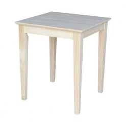 Unfinished End Table by International Concepts -International Concepts Sales unfinished wood international concepts end side tables ot 9te 4f 1000