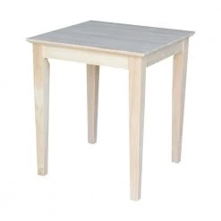 Unfinished End Table by International Concepts -International Concepts Sales unfinished wood international concepts end side tables ot 9te 66 1000