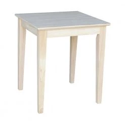 Unfinished End Table by International Concepts -International Concepts Sales unfinished wood international concepts end side tables ot 9te c3 1000
