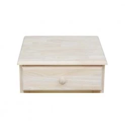 1-Drawer Unfinished Wood Nightstand by International Concepts -International Concepts Sales unfinished wood international concepts nightstands bd 5001 4f 1000