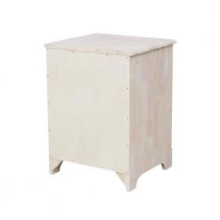 1-Drawer Unfinished Wood Nightstand by International Concepts -International Concepts Sales unfinished wood international concepts nightstands bd 5001 66 1000