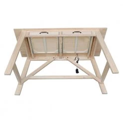 Serendipity 54 in Rectangular Unfinished Wood 1-drawer Writing Desk by International Concepts -International Concepts Sales unfinished wood international concepts writing desks of 69 1d 1000