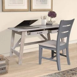 Serendipity 54 in Rectangular Unfinished Wood 1-drawer Writing Desk by International Concepts -International Concepts Sales unfinished wood international concepts writing desks of 69 31 1000