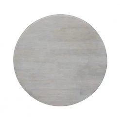 Olivia 36 in. H x 36 in. Round Weathered Taupe Gray Pedestal Table by International Concepts -International Concepts Sales weathered taupe gray international concepts kitchen dining tables k09 36rt 27b 6b 4f 1000