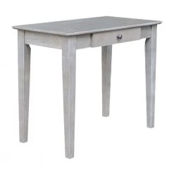 36 in. Weathered Taupe Gray Wide Solid Wood Student Desk by International Concepts -International Concepts Sales weathered taupe gray international concepts writing desks of09 49 1f 1000