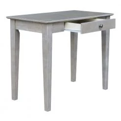 36 in. Weathered Taupe Gray Wide Solid Wood Student Desk by International Concepts -International Concepts Sales weathered taupe gray international concepts writing desks of09 49 44 1000