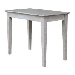 36 in. Weathered Taupe Gray Wide Solid Wood Student Desk by International Concepts -International Concepts Sales weathered taupe gray international concepts writing desks of09 49 66 1000