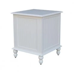 Cottage Beach White 1-Drawer End Table by International Concepts 18 Cottage Beach White 1-Drawer End Table by International Concepts -International Concepts Sales white hand rubbed edges international concepts end side tables ot07 20e 77 1000