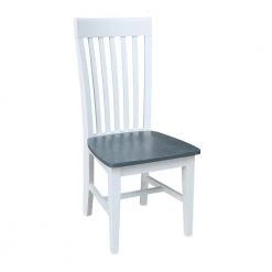 3-Piece Set - White/Heather Gray 42 in. Dual Drop Leaf Table with 2-Side Chairs by International Concepts 19 3-Piece Set - White/Heather Gray 42 in. Dual Drop Leaf Table with 2-Side Chairs by International Concepts -International Concepts Sales white heather gray international concepts dining room sets k05 42dp c465p 44 1000