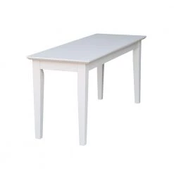 Pure White Shaker Bench by International Concepts -International Concepts Sales white international concepts dining benches be08 39 1f 1000