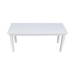 Pure White Shaker Bench by International Concepts -International Concepts Sales white international concepts dining benches be08 39 a0 1000