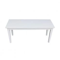 Pure White Shaker Bench by International Concepts -International Concepts Sales white international concepts dining benches be08 39 c3 1000