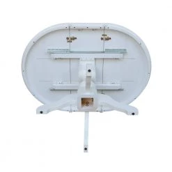 Sophia 5-Piece 36 in. White Extendable Solid Wood Dining Set with Emily Chairs by International Concepts -International Concepts Sales white international concepts dining room sets k08 36rxt 11b c617 4 1d 1000