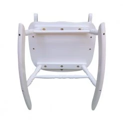 White Rocking Kids Chair by International Concepts -International Concepts Sales white international concepts kids chairs cr08 2465 1d 1000