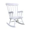 White Rocking Kids Chair by International Concepts