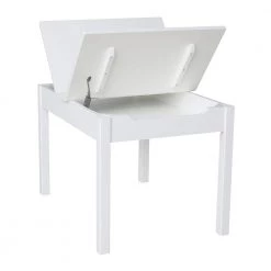 White Kids Storage Table by International Concepts -International Concepts Sales white international concepts kids tables chairs jt08 2532l 40 1000