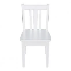 Jorden White 5-Piece Kid's Table and Chair Set by International Concepts -International Concepts Sales white international concepts kids tables chairs k08 2532 cc105 4 44 1000