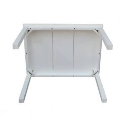 Jorden White 5-Piece Kid's Table and Chair Set by International Concepts -International Concepts Sales white international concepts kids tables chairs k08 2532 cc105 4 fa 1000