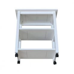 White Solid Wood Kitchen Cart by International Concepts 12 White Solid Wood Kitchen Cart by International Concepts -International Concepts Sales white international concepts kitchen carts wc08 185 1d 1000