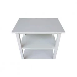 White Solid Wood Kitchen Cart by International Concepts 11 White Solid Wood Kitchen Cart by International Concepts -International Concepts Sales white international concepts kitchen carts wc08 185 a0 1000