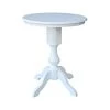 30 in. Sophia Round Solid Wood Gathering Table by International Concepts